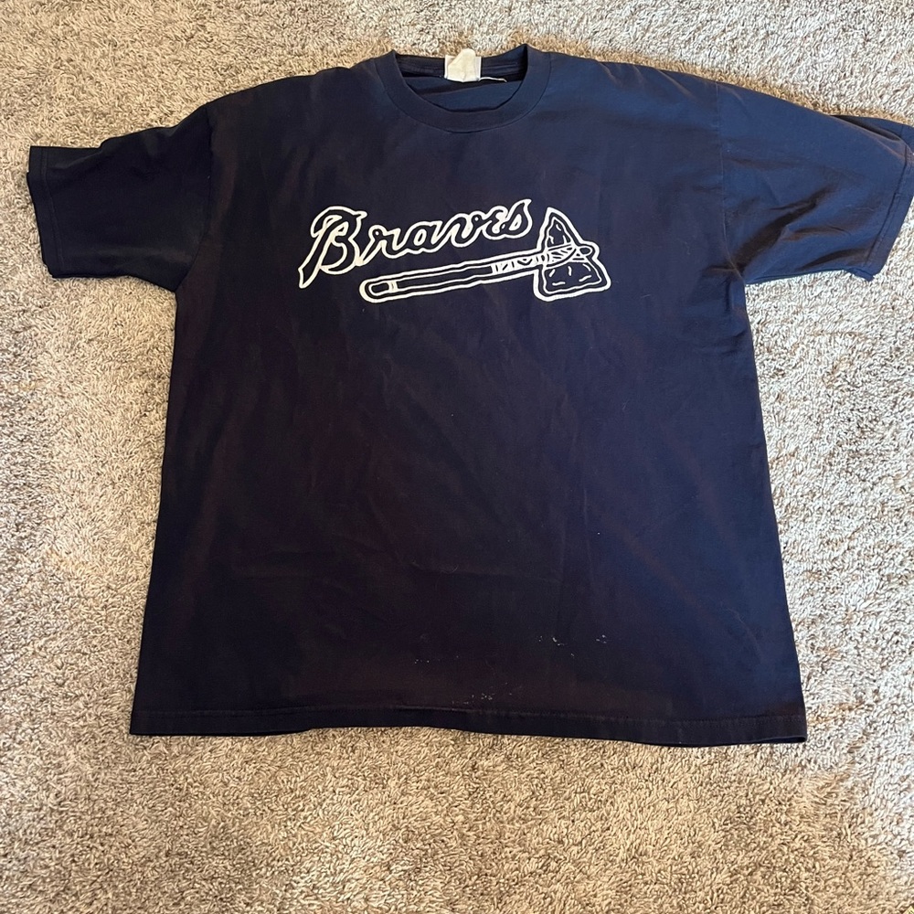 ATLANTA BRAVES MLB Baseball Jason Heyward Men’s T-Shirt Blue Vintage XL